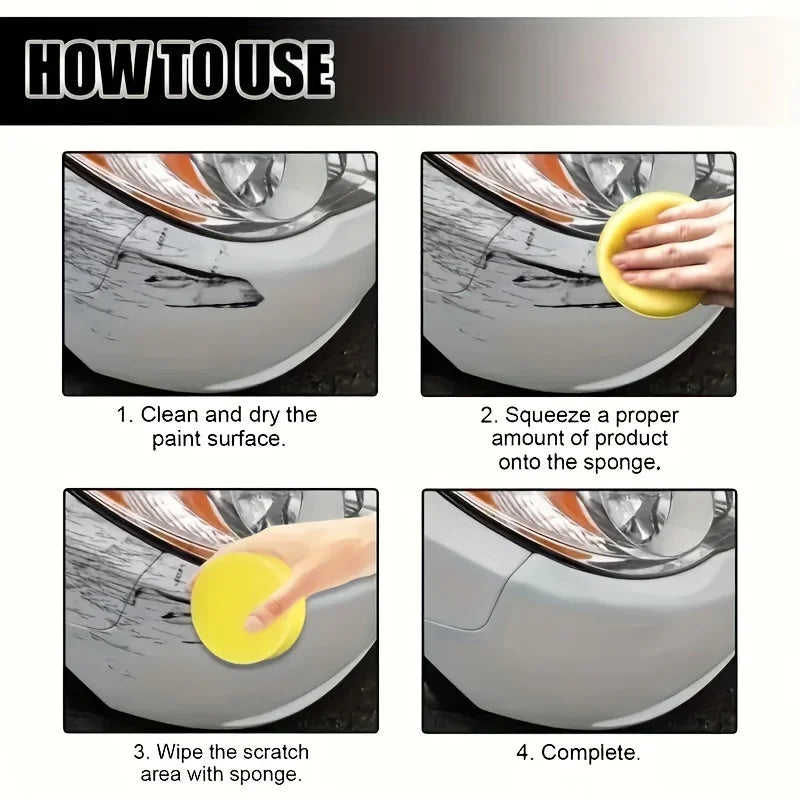 Car Polishing Wax Kit 7.05oz Scratch Repair & Paint Decontamination for Vehicle Care