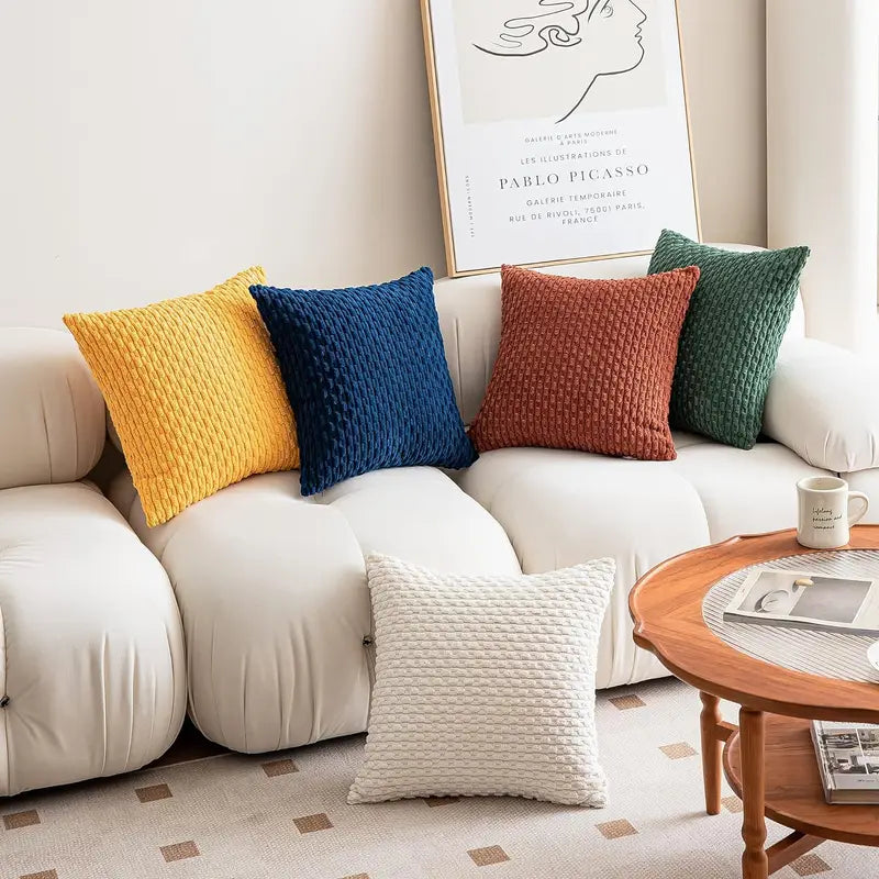 Decorative Cushion Cover 45x45cm - High Quality Sofa Pillowcase for Living Room