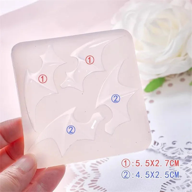 Silicone Mold for Cake, Chocolate, Clay & DIY Craft Decorations - Bat Wings Design