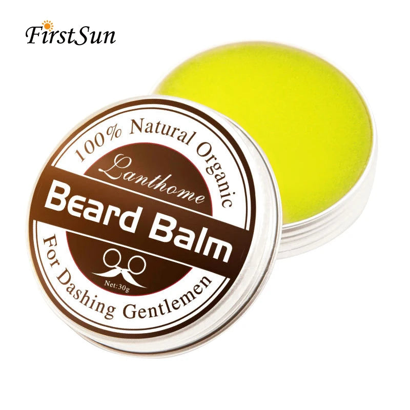 Beard Balm and Oil Set for Men - Moisturizing Smoothing Grooming Cream