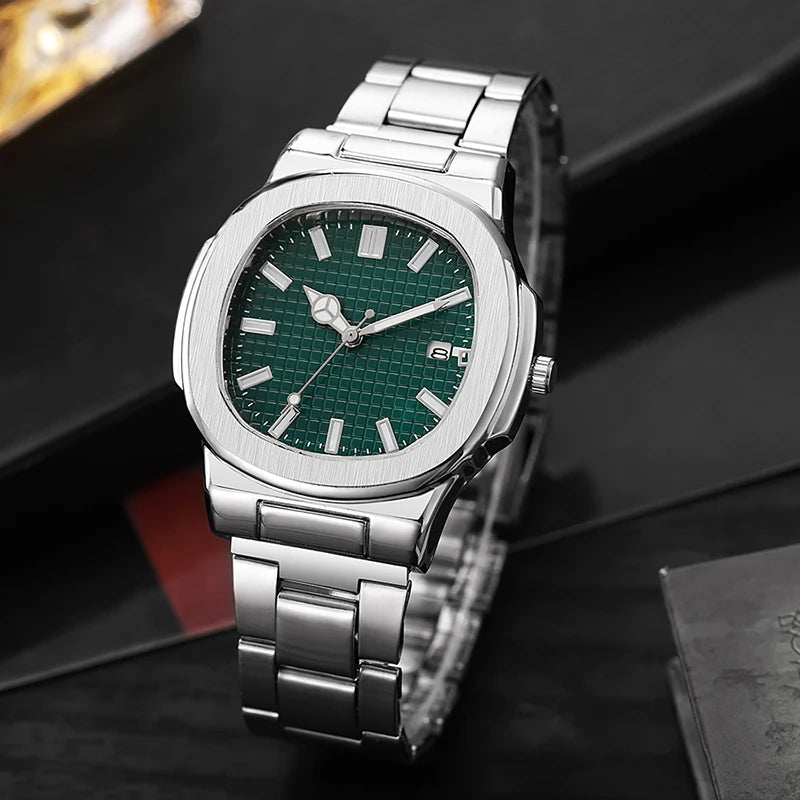 Minimalist Business Men's Quartz Watch - Trendy Fashion Timepiece