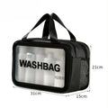 Large Capacity Makeup & Toiletry Travel Bag - Wet Dry Separation Portable Storage