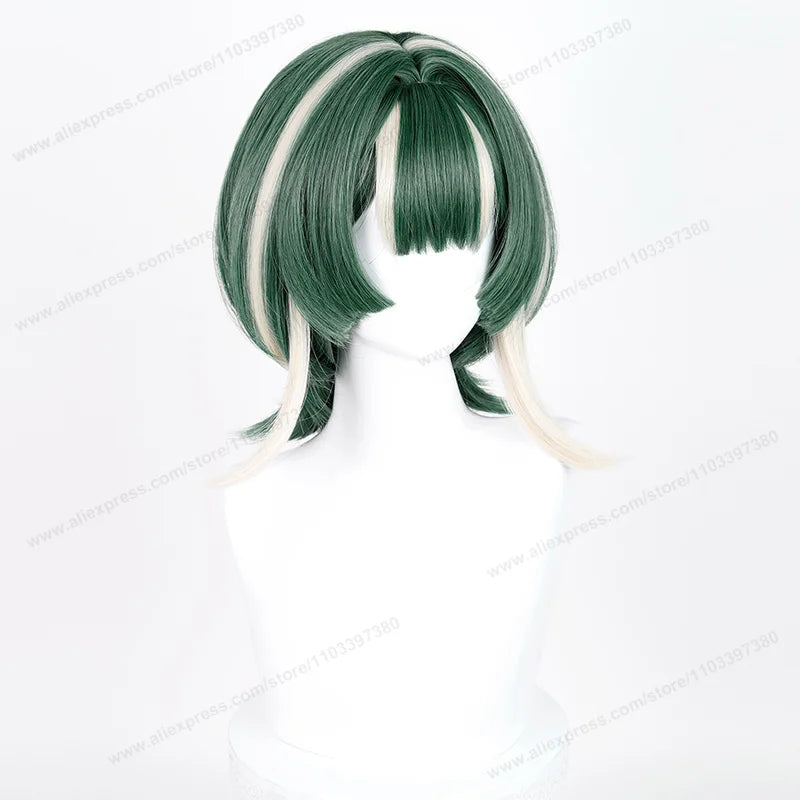 Women’s Cosplay Synthetic Wig 30cm Short Anime Halloween Hair Heat Resistant