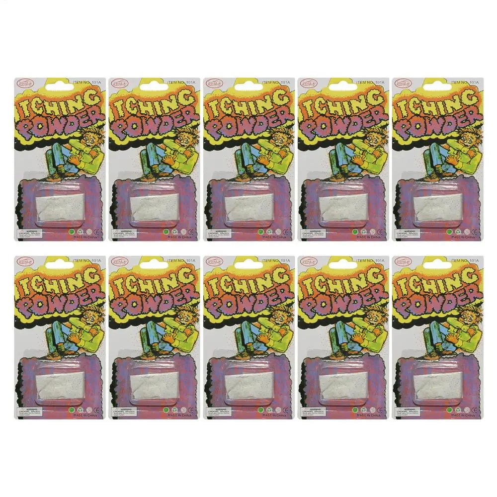 Halloween Prank Itching Powder Set - 10 Pack Safe Trick Prop for Parties