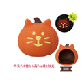Halloween Pumpkin Night Light Cat Scene Decoration Luminous Resin Ornament - Trendy Creative Gift