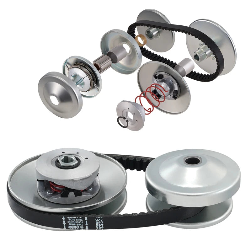 Go-Kart Torque Converter Kit for Small Engines 2-8 HP Replacement Clutch Drive Belt