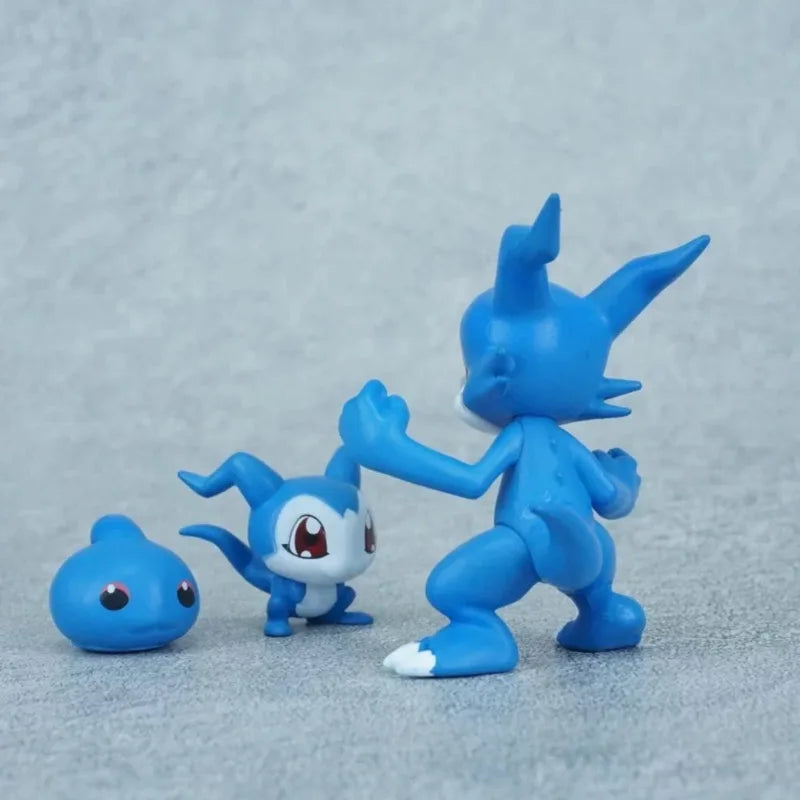 Anime Digimon Adventure V-mon & Gomamon Action Figures PVC Collectible Toys