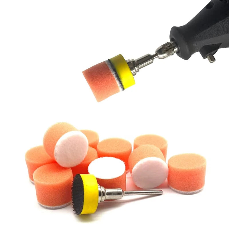 25mm Car Buffing and Polishing Pads Set for Rotary Tool - 50Pcs