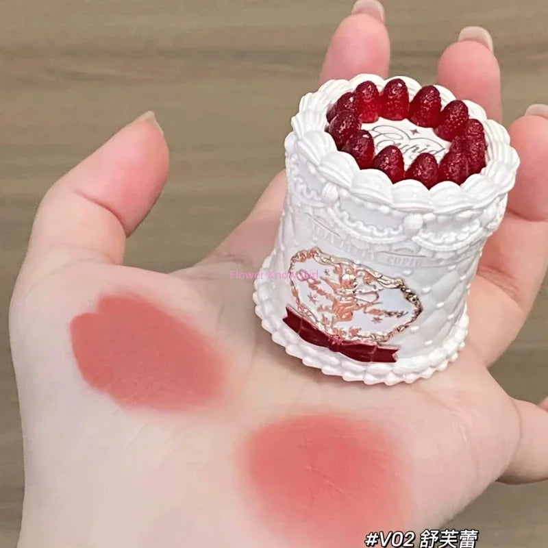 Flower Knows Lip Matte Velvet Cream - 5ml Lip Makeup, Multiple Colors