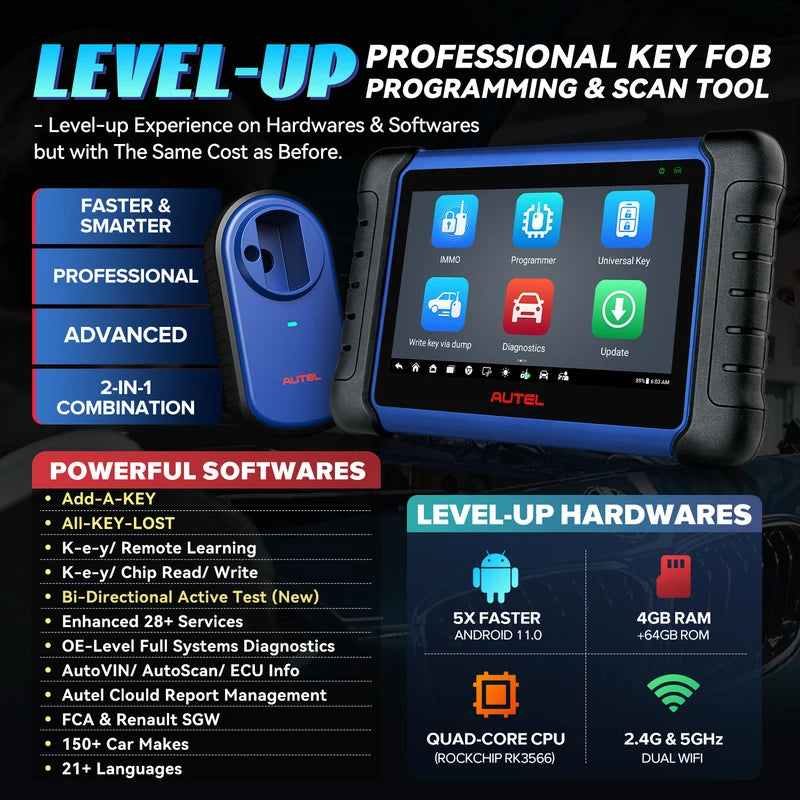 Autel MaxiIM IM508S OBD2 Automotive Diagnostic Scanner Key Programmer All-in-One