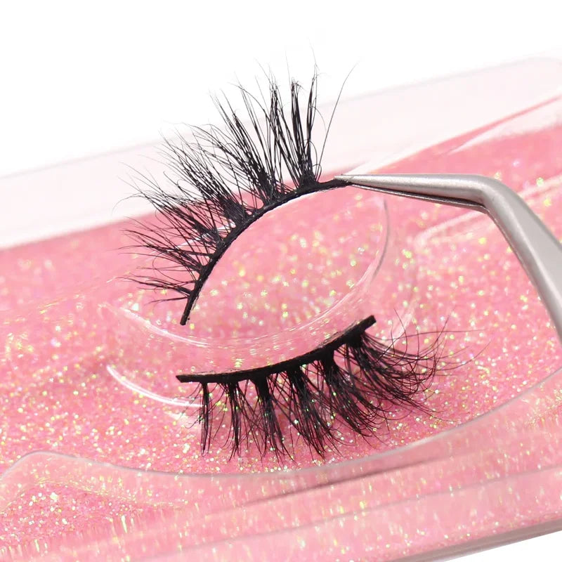 Reusable Half Mink False Eyelashes for Natural & Fluffy Eye Makeup - Multiple Colors