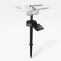 Star Trek USS Solar Spaceship Garden Light Outdoor LED Stake Lamp Sci-Fi Yard Decor