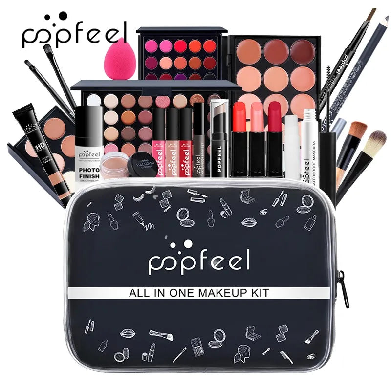 All-in-One Makeup Kit Set for Women - Complete Cosmetics Collection