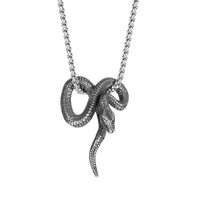 Anime Snake Necklace Pendant Jewelry Animal Design Cosplay Accessory