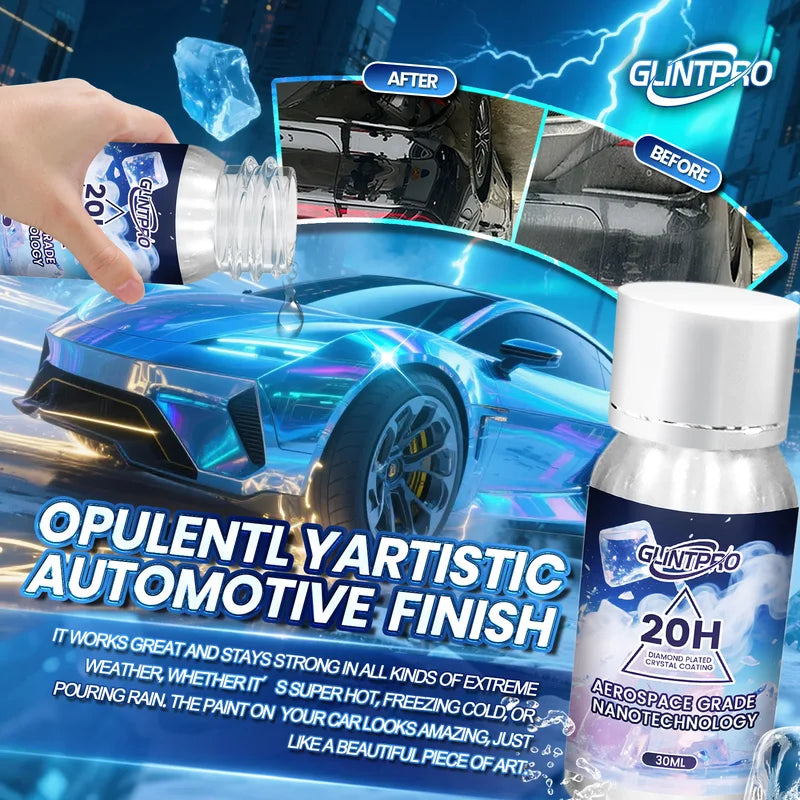 20H Ceramic Car Coating - High Gloss Hydrophobic Scratch Protection 30ml