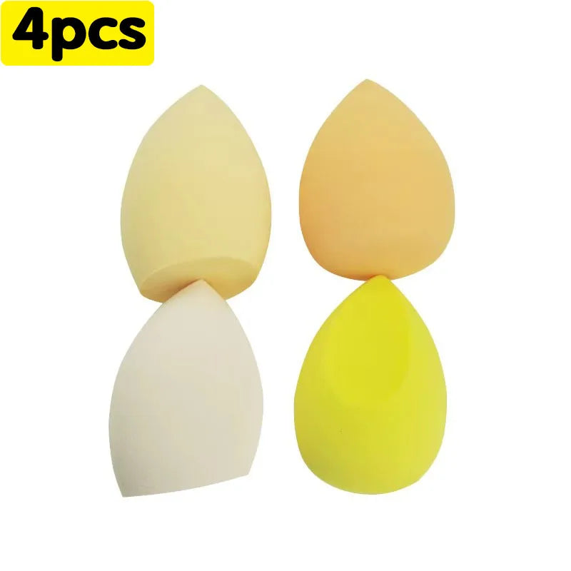 Makeup Sponge Set 4-16 Pieces Wet & Dry Foundation Blending Cosmetic Puff