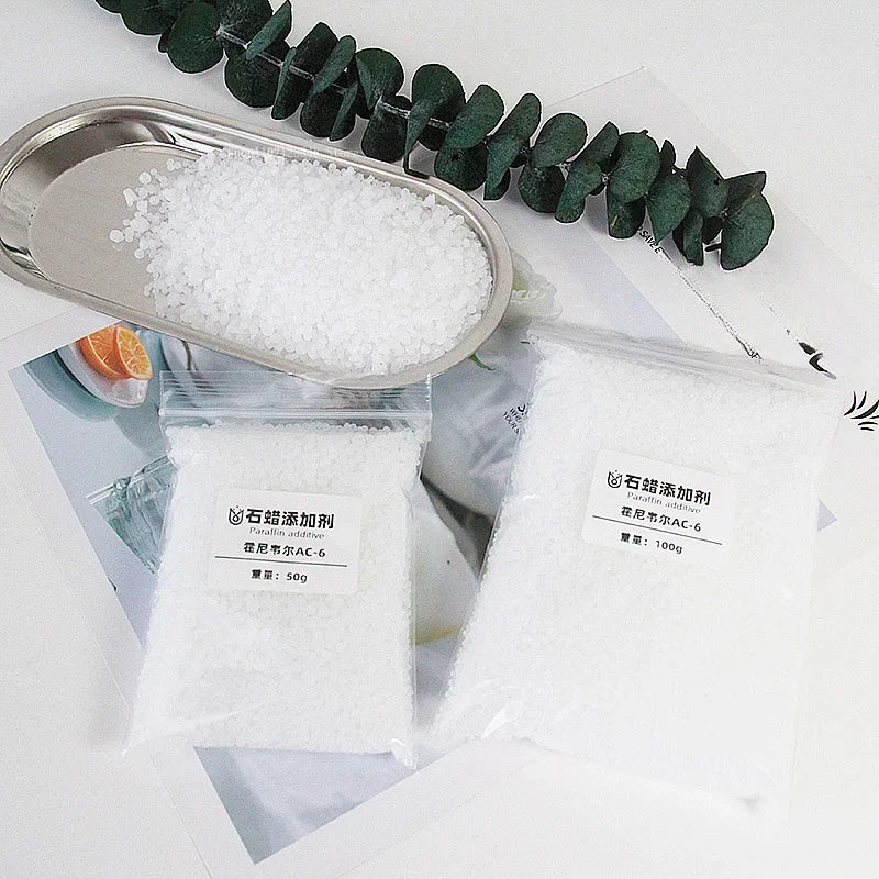 Paraffin Wax Additive for Candle Making - 100g, Improves Strength & Crack Resistance