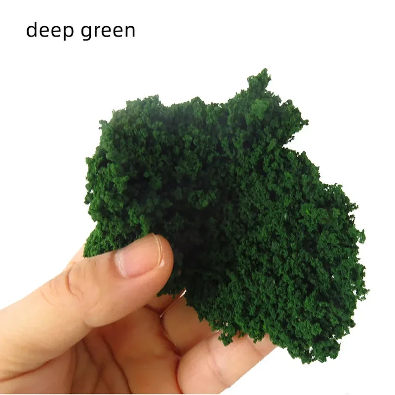 Micro Shrubs Bushes for Model Railway Layouts - 30g Agglomeration Sponge Foliage