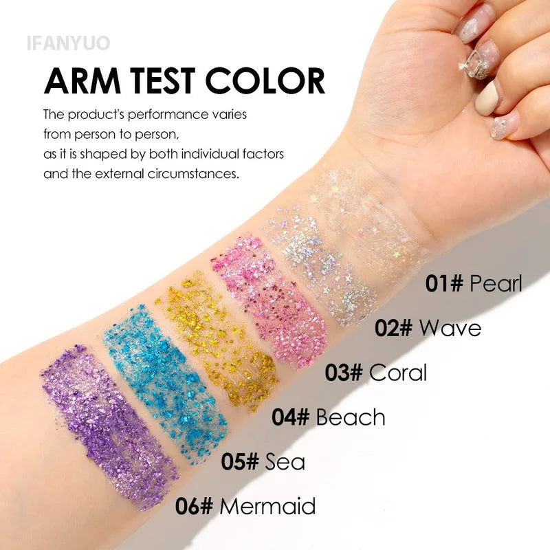 Sparkling Glitter Gel Stick for Face & Body - Brighten Stage Makeup
