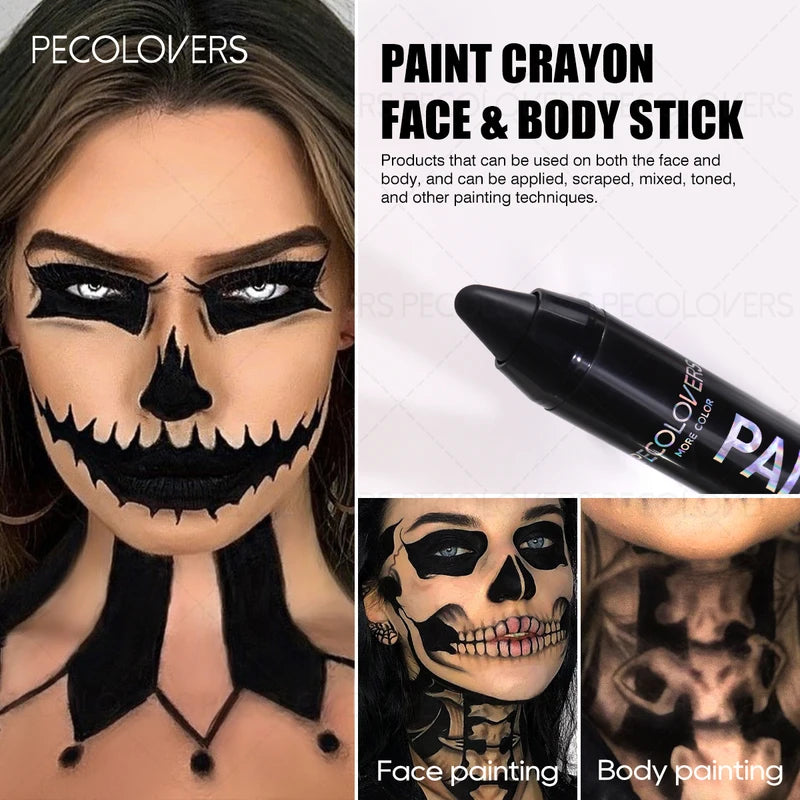 Color Body Painting Pens Set for Face & Body - Multi-Color, High Color Rendering