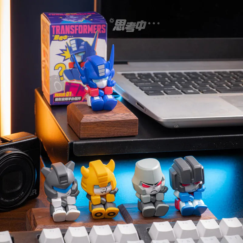 Transformers Chibi Desktop Figurines Set - Collectible Action Figures, 11 Styles