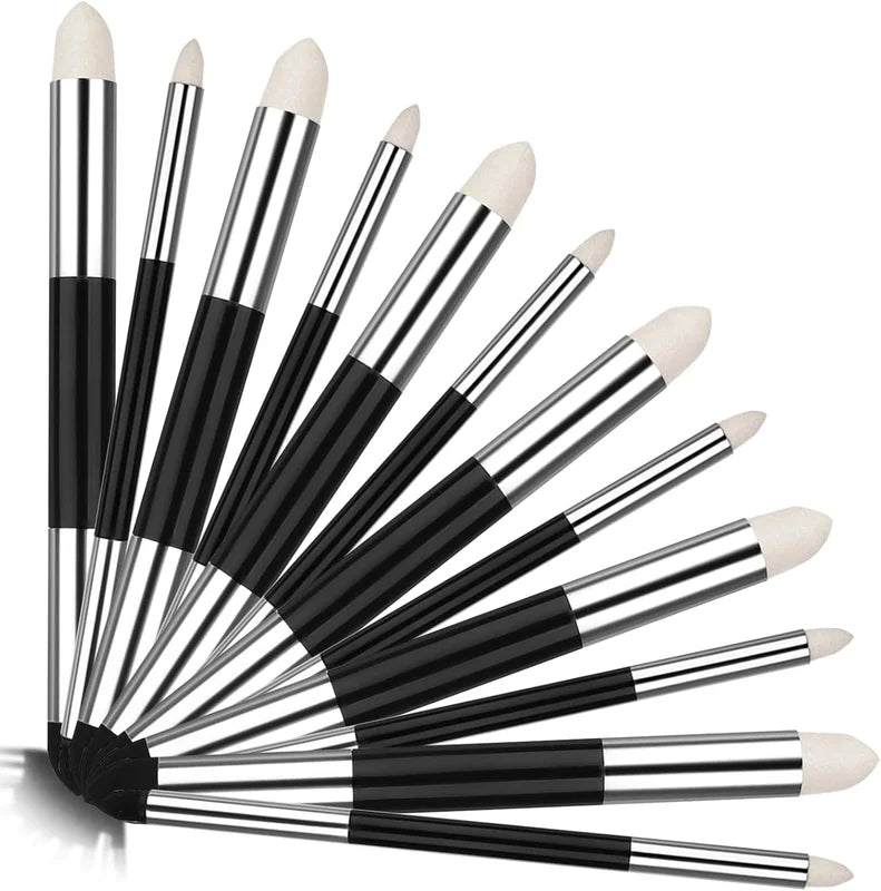 Artist Blending Sponge Pen Set - Double Headed Rubbing Brushes for Drawing & Art