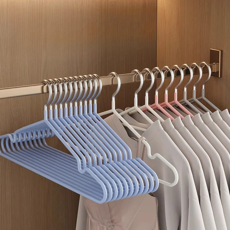 Heavy Duty Metal Clothes Hangers - Anti-Slip Space Saving Closet Organizer 20/30pcs