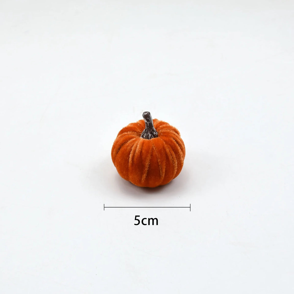 10pcs Velvet Artificial Pumpkin Fall Decor Set for Autumn Halloween Thanksgiving