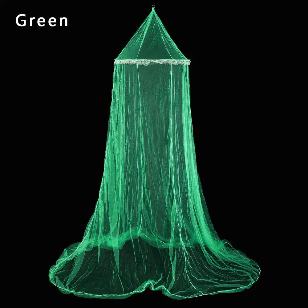Mosquito Net Bed Canopy for 150cm Beds - Elegant Lace Dome Mesh Protection