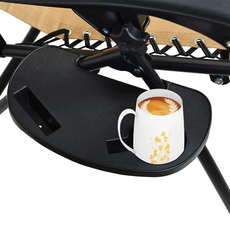 Universal Chair Cup Holder Snack Tray for Leisure Garden Recliners