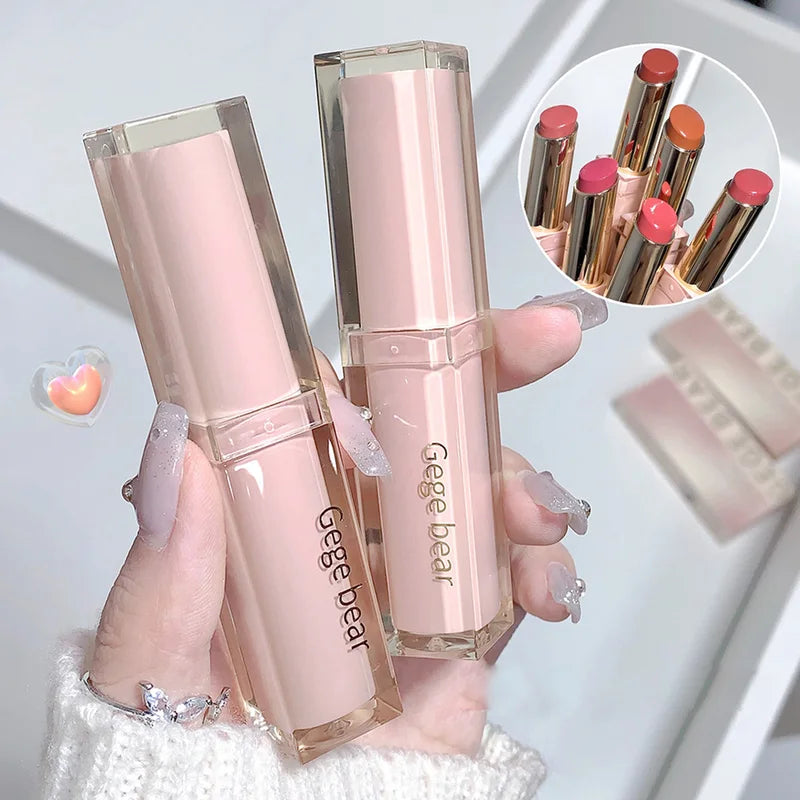 Silky Glossy Lipstick with Water Bomb Moisture - Comfortable Ultra Sheen Lip Balm