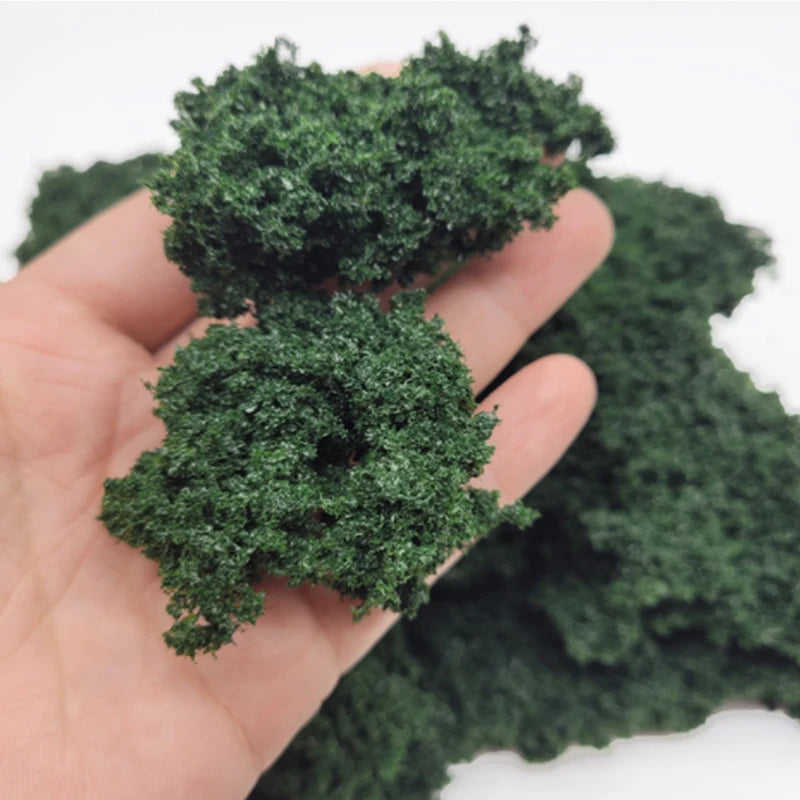 HO Scale Miniature Shrubs Bushes for Model Railway Dioramas - Various Colors