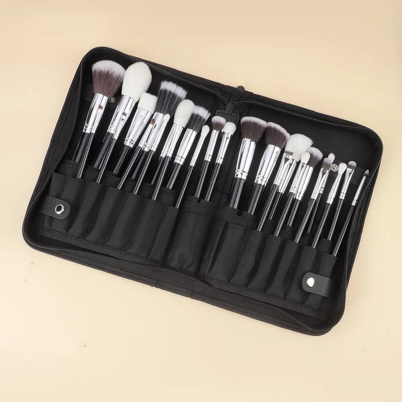 25-Piece Makeup Brush Set for Face & Powder - Suitable for Beginners & Pros