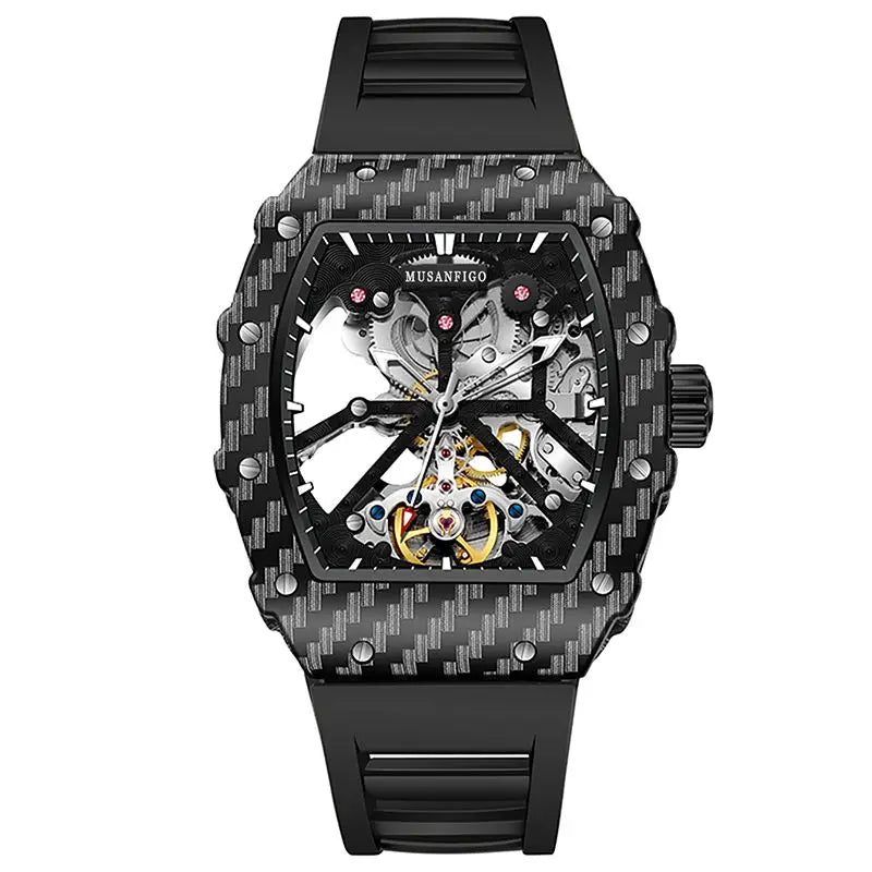 Fully Automatic Skeleton Mechanical Watch - Luxury Men's Casual Business Timepiece
