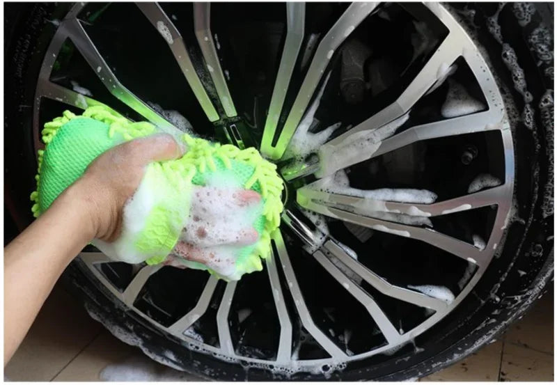 Microfiber Car Wash Sponge Set for Auto Detailing and Cleaning