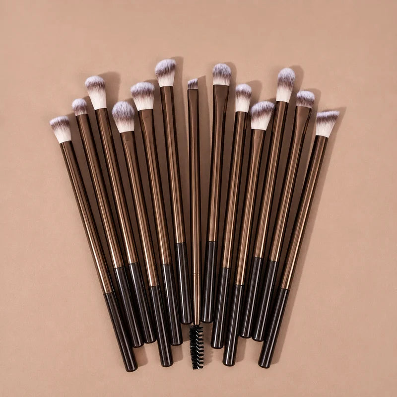 20Pcs Makeup Brush Set with Bag - Foundation, Blush, Powder & Eyeshadow Brushes