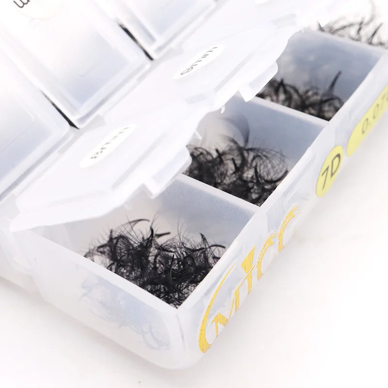 Eyelash Extension Fans 6D 10D Mixed Volume Premade Fans for Lash Extensions