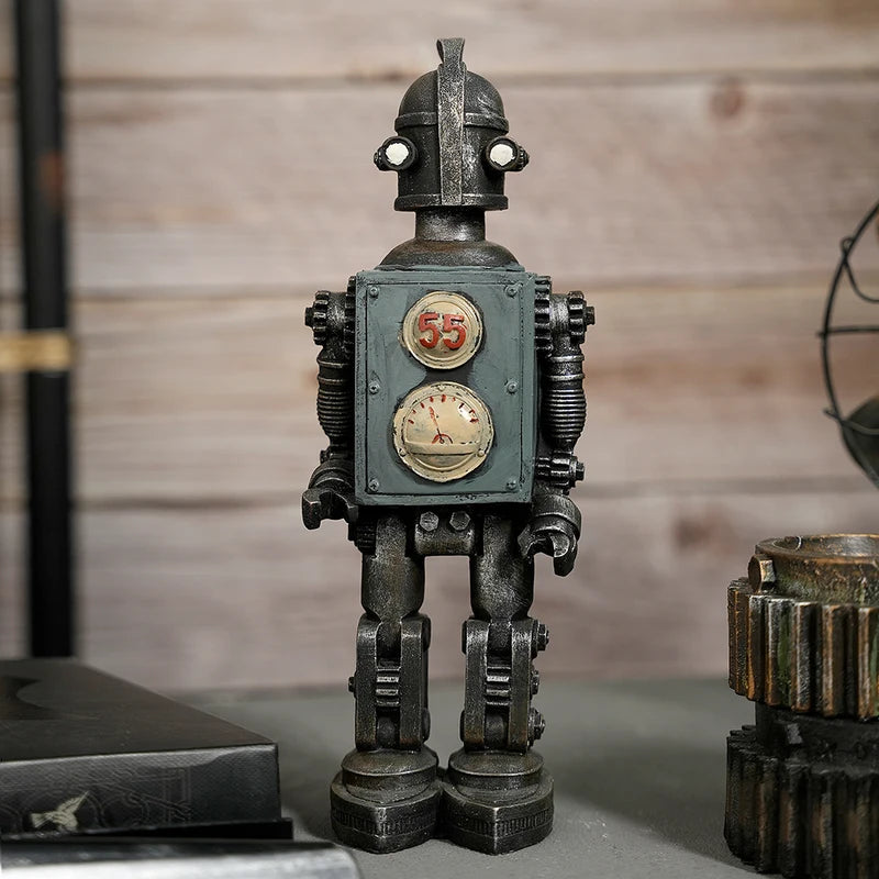 Retro Robot Model Ornaments for Home Decor - Living Room & TV Cabinet Decor
