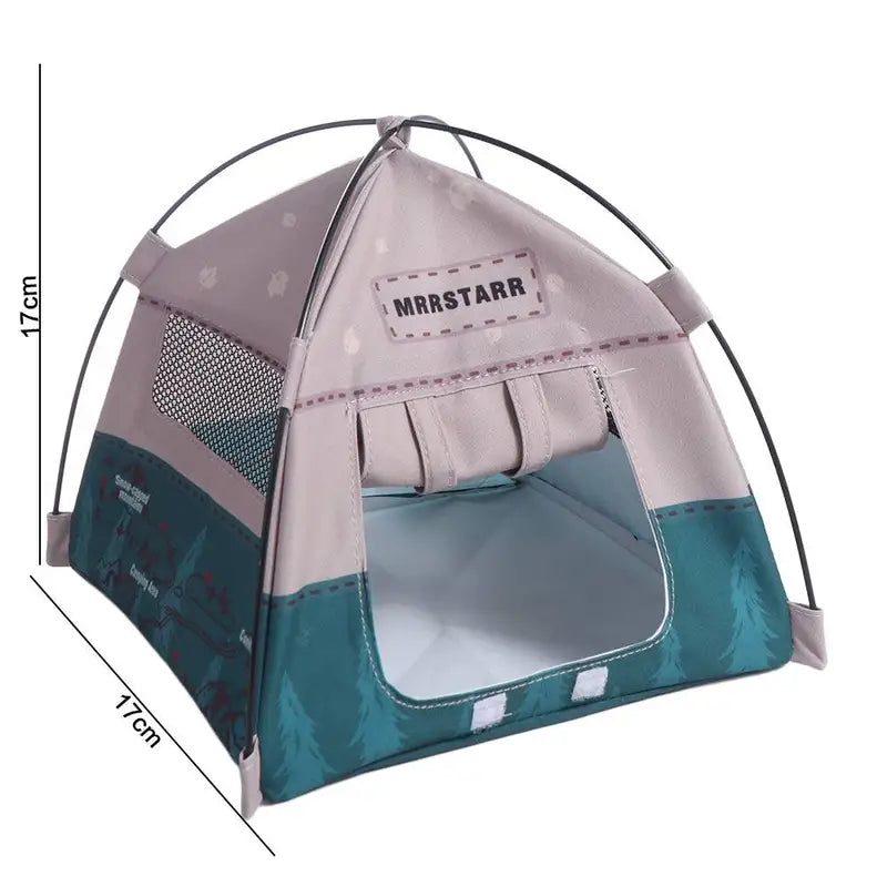 Miniature Camping Tent Model Decoration for Dollhouse & Photo Props - 12 Scale
