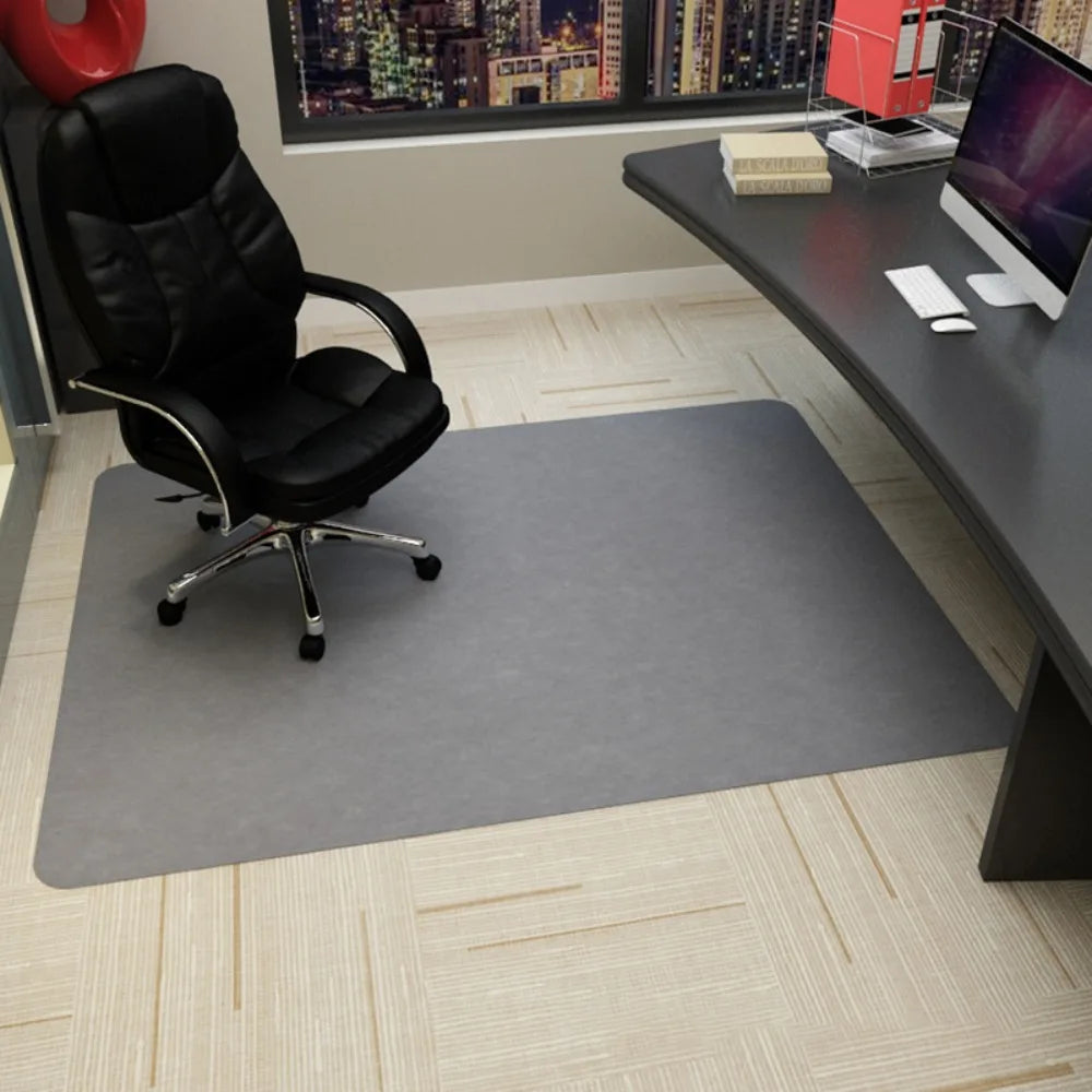 Non-Adhesive Office Chair Mat with Anti-Slip Grip for Floor Protection 90x120cm