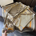 Luxury 100% Natural Silk Scarf for Women - Square Hair Wraps & Night Sleep Head Coverings