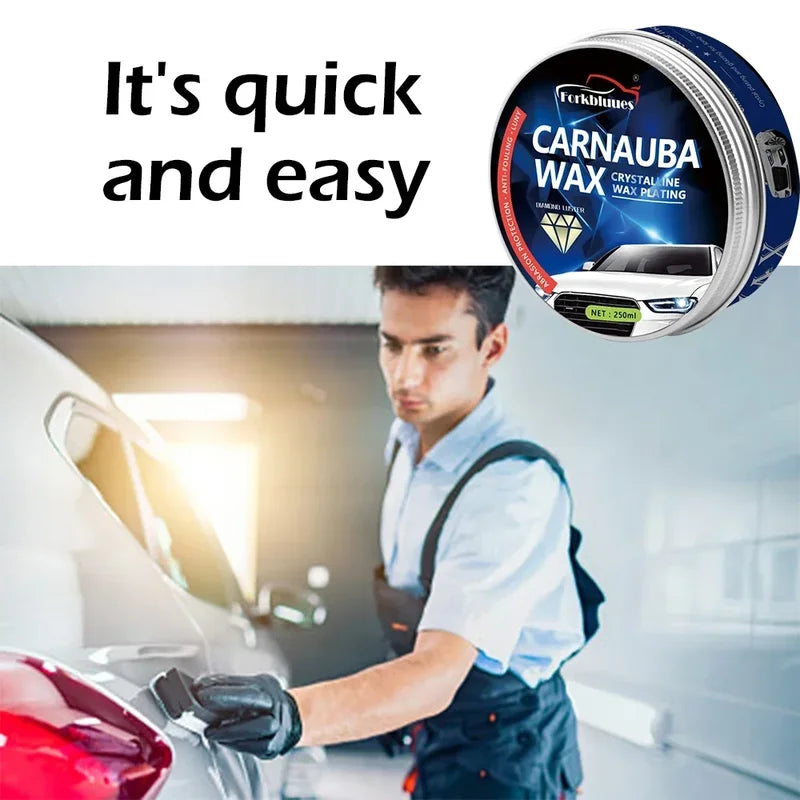 Car Wax Crystal Plating Set - Hard Glossy Paint Coating Waterproof Polish