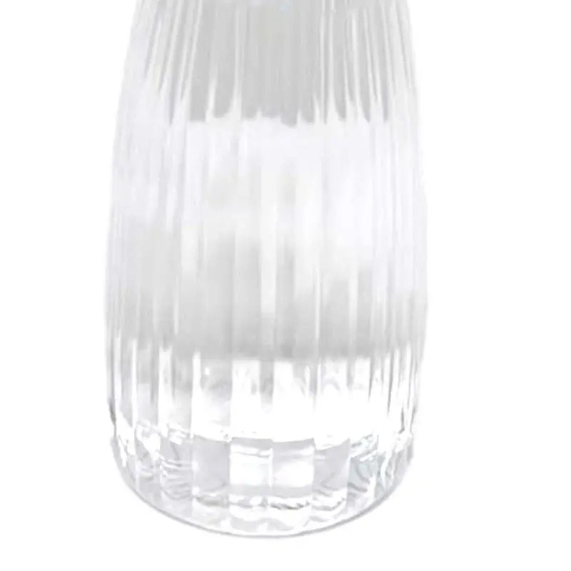 Plastic Flower Vase - Transparent Geometric Design for Home & Office Decor