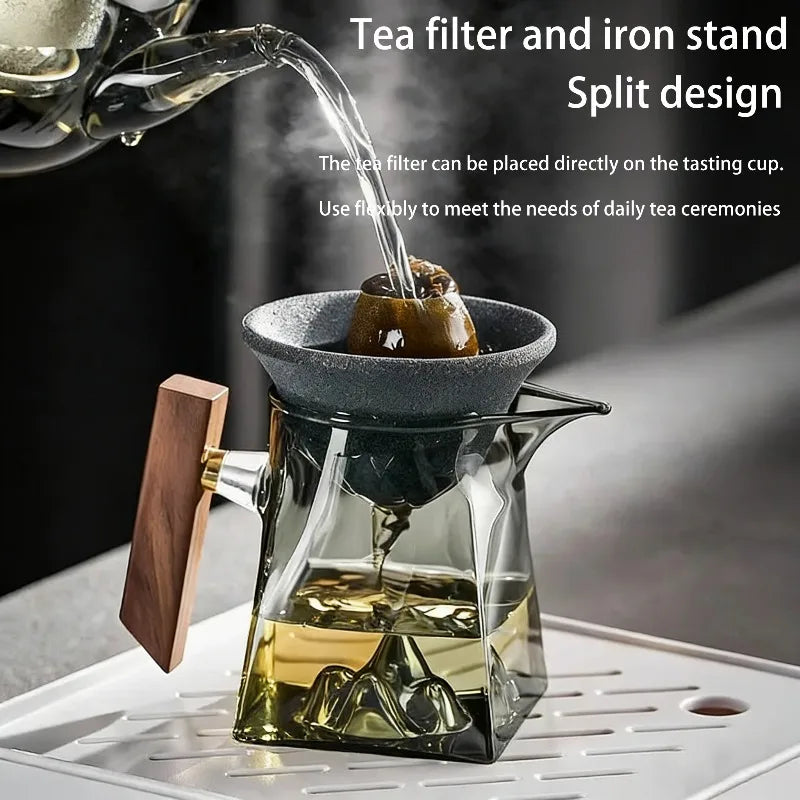 Heat Resistant Ceramic Tea Strainer Set for Brewing Tea and Coffee