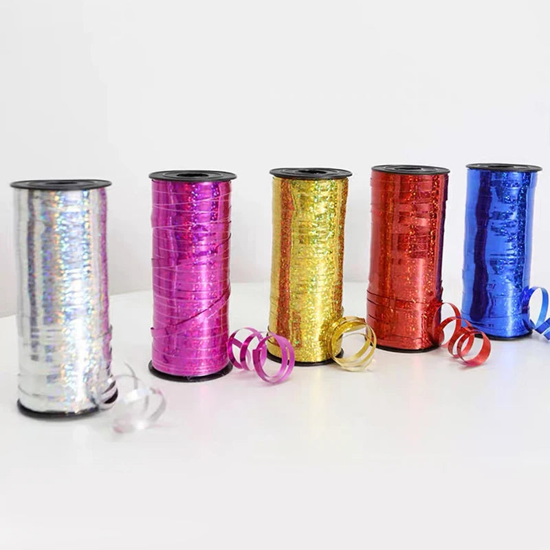 100-Yard Glitter Curling Ribbons for Gift Wrapping & Party Decorations