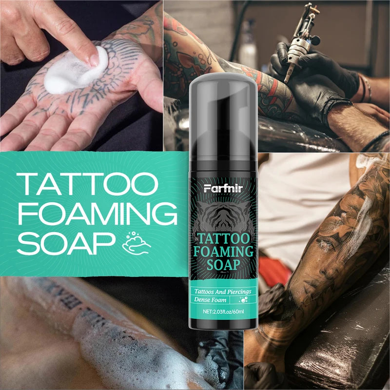 Tattoo Foaming Soap - Gentle Cleansing Moisturizing Brightening Skin