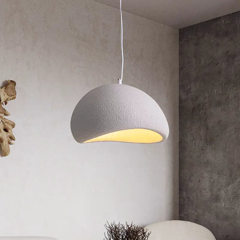 Nordic Wabi Sabi Style Pendant Light - E27 Chandelier for Dining & Bedroom