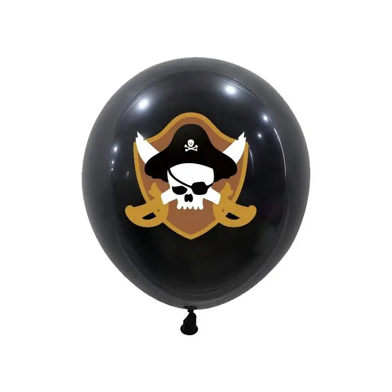 18PCS Inflatable Pirate Swords and Latex Balloons Party Favors for Kids Birthday Halloween