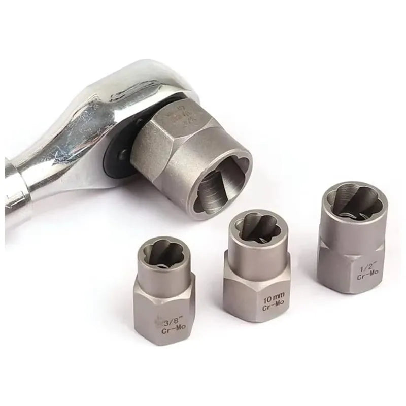 14-Piece Lug Nut Removal Socket Set for Damaged, Rusted & Rounded Bolts