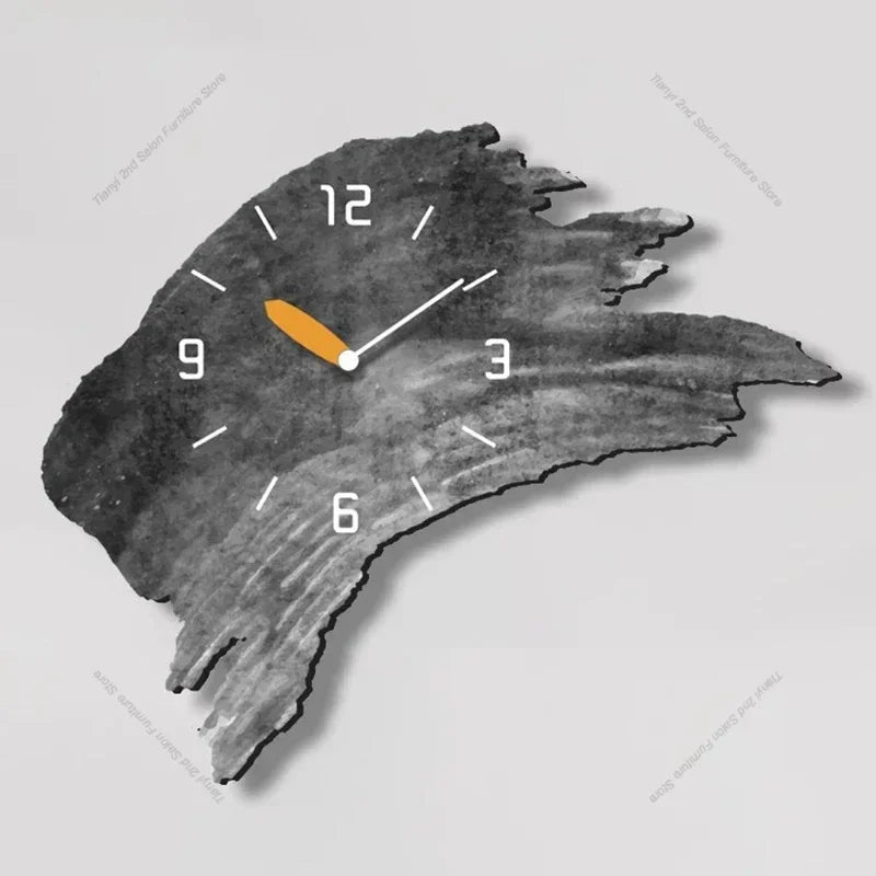 Elegant Wooden Silent Wall Clock - Modern Home Decor for Living Room